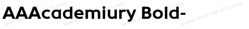 AAAcademiury Bold字体转换